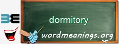 WordMeaning blackboard for dormitory